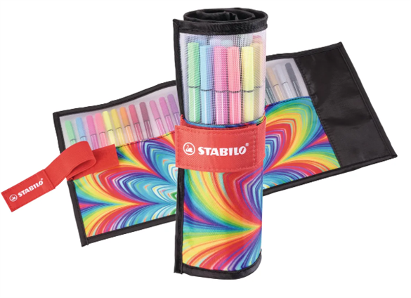 STABILO Feutre Pen 68, rollerset de 25 ARTY Edition