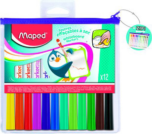 Maped Marqueur pour tableau blanc Marker'Peps, sac de 12