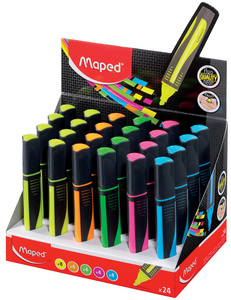 Maped Surligneur FLUO'PEPS MAX, présentoir de 24