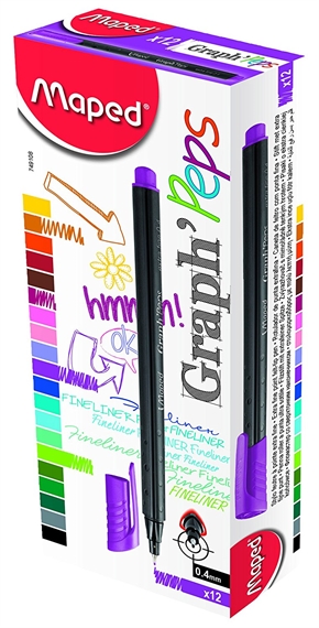 Maped Fineliner Graph'Peps, violet