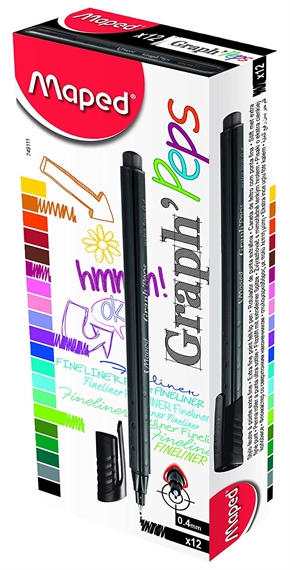 Maped Fineliner Graph'Peps, noir