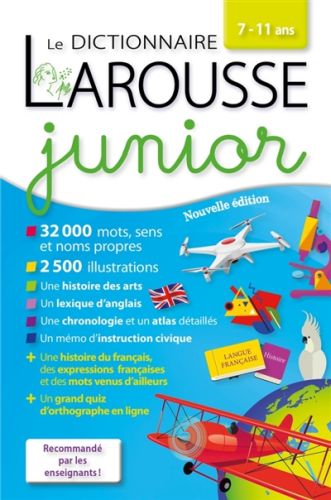 Le dictionnaire Larousse junior, 7-11 ans