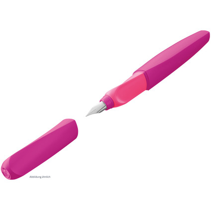 Pelikan Twist Stylo plume, rose vif/rose