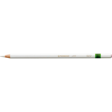 STABILO Crayon de couleur/crayon graphite ALL, blanc