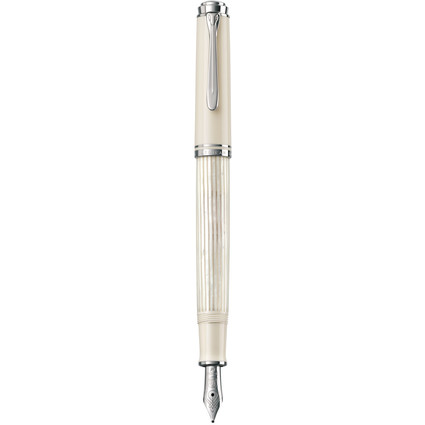 Pelikan Stylo plume "Souverain 605", blanc/transparent, B