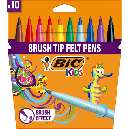 BIC KIDS Feutre Visaquarelle, étui en carton de 10