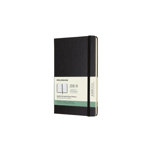 MOLESKINE Calendrier 18M A5 854108 2017/2018 noir