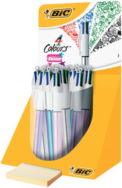 BIC Stylo à bille rétractable 4 Colours "Shine", dans un