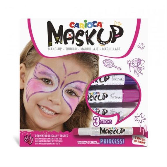 Carioca Mask-Up - Princess - Set de 3 feutres de maquillage