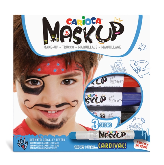 Carioca Mask-Up - Carnival - Set de 3 feutres de maquillage