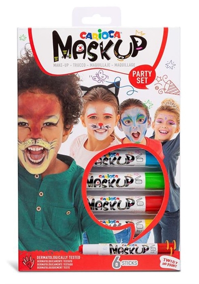 Carioca Mask-Up - Party - Set de 6 feutres de maquillage