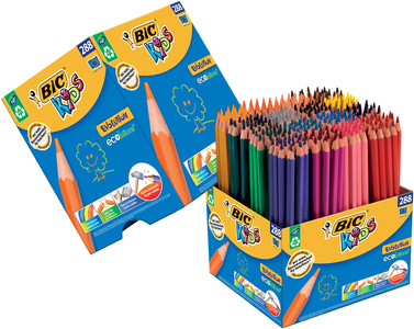 BIC KIDS Crayons de couleur Evolution ecolutions, boÎte en