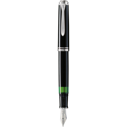 Pelikan Stylo Plume "Souverain 805", noir/argent, B