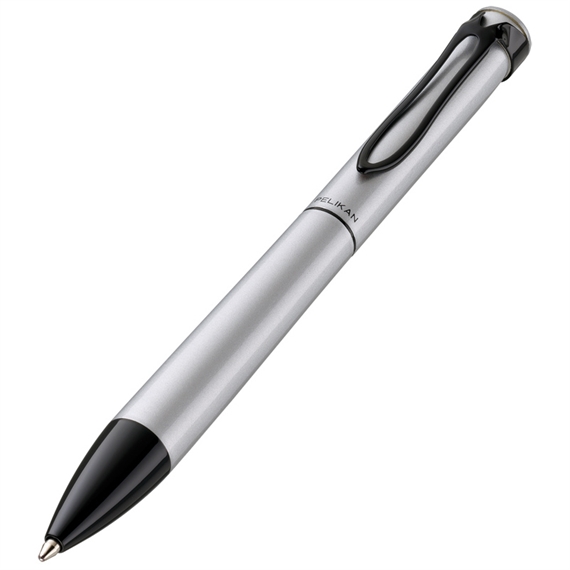 Pelikan Stylo à bille rotatif "stola III", argent mat