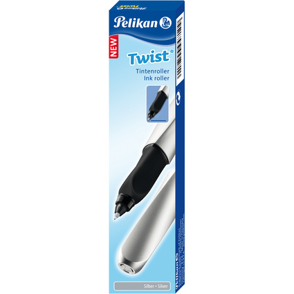 Pelikan Twist Stylo roller, argent/noir