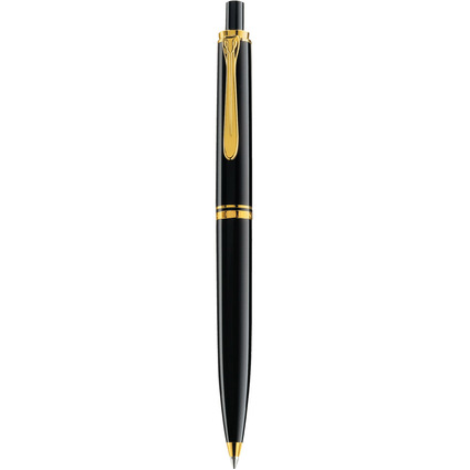 Pelikan Stylo à bille rétractable "Souverain 400", noir/or