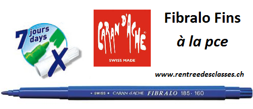 Feutres Caran d'Ache Fibralo 0185 - fins