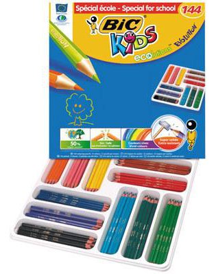 Crayons de couleur Ecolutions Evolution, paquet de 144 en lots