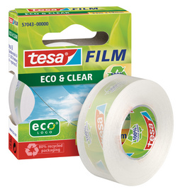 Ruban adhésif tesa Film® Eco & Clear 19x33mm