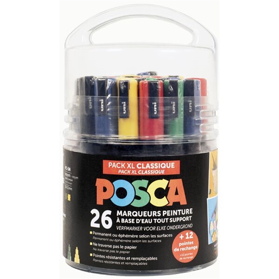 POSCA Marqueur à pigment "Pack Educréatif Classique", set