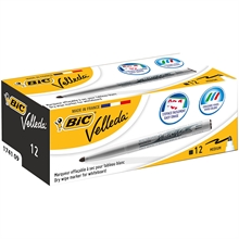 BIC Marqueur pour tableau blanc Velleda Medium 1741, noir