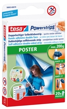 TESA Powerstrips Poster détachable, capacité 200g