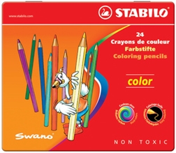 STABILO Crayon de couleur color, hexagonal, étui métallique