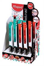 Maped Stylo plume Reload, couleurs assorties, présentoir 18