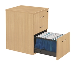 Caisson hauteur bureau 3 tiroirs profondeur 60 cm