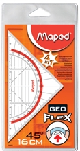 Maped équerre géométrique Geo-Flex, hypothénuse: 160 mm