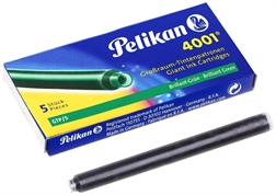 Pelikan Cartouches d'encre grand volume4001 GTP/5,vert foncé