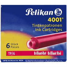 Pelikan Cartouches d'encre 4001 TP/6, rouge