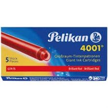 Pelikan Cartouches d'encre grand volume 4001 GTP/5, rouge