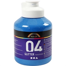 Set de  6 flacons de 500ml Acryl A-Color Glitter