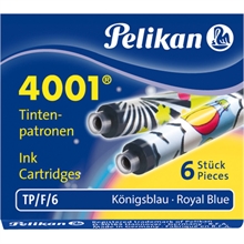 Pelikan Cartouches d'encre TP/F/6, bleu royal