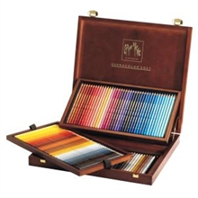 Coffret bois 120 crayons Caran d'Ache Supracolor Artist