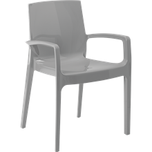 Fauteuil DANNY empilable polycarbonate