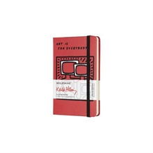 MOLESKINE Carnet -Keith Haring P/A6 854818 en blanc,Hardcover,scarlet