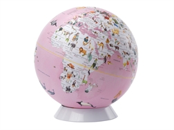 Globe Globus Wildlife Hauteur 26, Ø 25cm