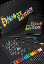 FABER-CASTEL Crayons de couleur Black Edition