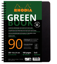 Carnet A5 RHODIA Greenbook 119913C quad. 90g 160 f.