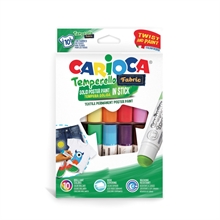 Etui de 10 feutres markers Carioca pour textile