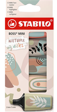 Surligneurs BOSS® MINI Naturevibes - Etui de 5