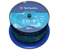 Pack de 50 CD-R 700/80 52 x vrac