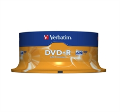 Pack de 25 vrac DVD-R 4.7 GB 16 x