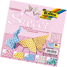 Pqt de 50 flles Origami "Sweet", 150 x 150 mm