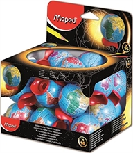 Maped Taille-crayons Globe, présentoir de 16 pièces