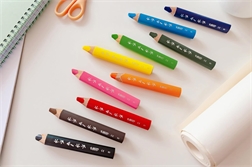 Etui de 10 Crayons de couleur BIC Kids multi-surfaces