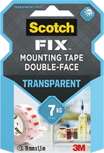 Bandes de montage SCOTCH® 19mmx1.5m (pour verre)