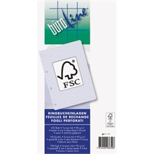 Büroline Feuilles de rechange A4 FSC 4mm